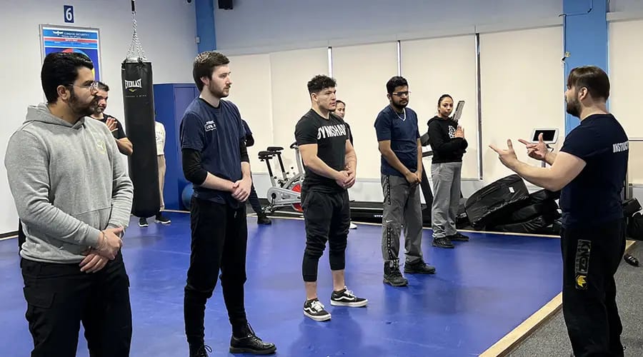 Security guards undergoing training-condor security (Training)