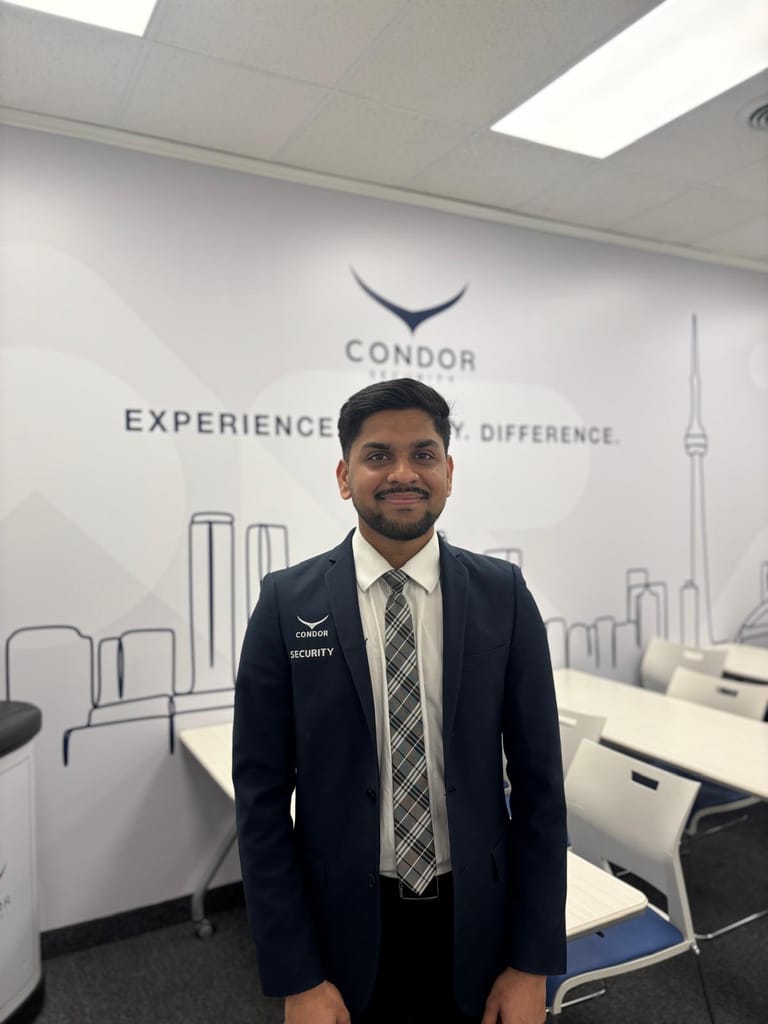 Condor Security Guard Anish Kacchadiya