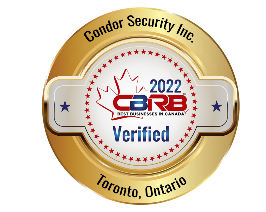 2022 Cbrb Inc Condor Security Inc. Badge